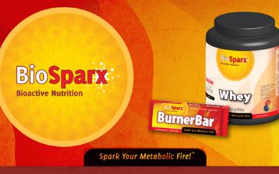 BioSparx Nutrition Brand Identity and Packaging Design