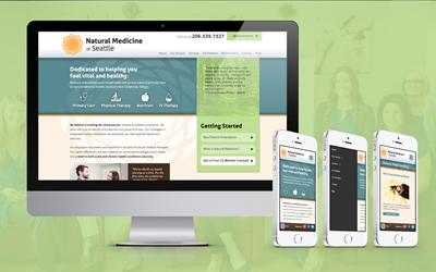 Natural Medicine of Seattle Mobile Responsive Web Design