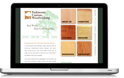 Parkinsons Custom Woodworking Website