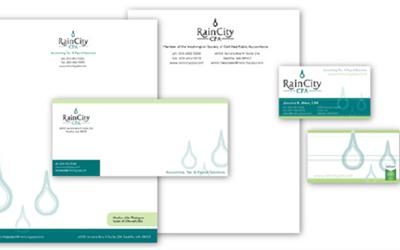 RainCity CPA Identity and Logo